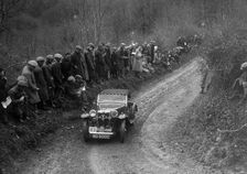 MG Special of HG Symmons competing in the MCC Lands End Trial, 1935. Artist: Bill Brunell