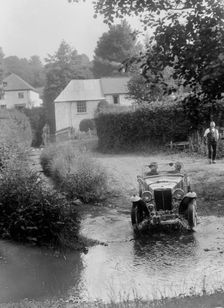 MG PA competing in the B&HMC Brighton-Beer Trial, Windout Lane, near Dunsford, Devon, 1934. Artist: Bill Brunell