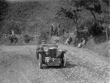 MG PA competing in the Mid Surrey AC Barnstaple Trial, Beggars Roost, Devon, 1934. Artist: Bill Brunell