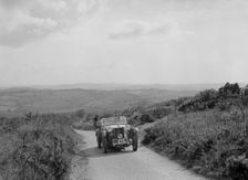 MG PB of EH Goodenough competing in the MCC Torquay Rally, 1938. Artist: Bill Brunell