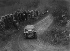 MG PB of EH Goodenough competing in the MCC Lands End Trial, 1935. Artist: Bill Brunell