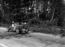 MG Q type of Kenneth Evans racing at Donington Park, Leicestershire, 1935. Artist: Bill Brunell