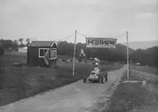 MG racing single-seater at the finish of the Shelsley Walsh Hillclimb, Worcestershire, 1935. Artist: Bill Brunell