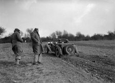 MG TA competing in the London Motor Club Coventry Cup Trial, Knatts Hill, Kent, 1938. Artist: Bill Brunell