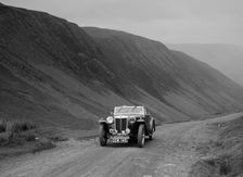 MG TA competing in the MG Car Club Abingdon Trial/Rally, 1939. Artist: Bill Brunell