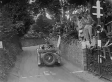 MG TA of CG Gibbs competing in the MCC Torquay Rally, 1938. Artist: Bill Brunell