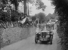MG TA of Archie Langley of the Three Musketeers team, MCC Torquay Rally, Torbay, Devon, 1938. Artist: Bill Brunell