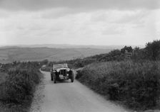 MG TA of RA MacDermid competing in the MCC Torquay Rally, 1938. Artist: Bill Brunell