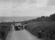 MG TA of WC Kendrick competing in the MCC Torquay Rally, 1938. Artist: Bill Brunell