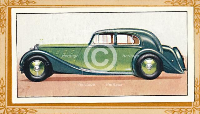'M.G. Two-Litre Saloon', c1936. Artist: Unknown.