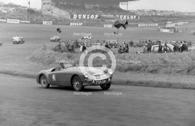 MGA , C. Shove at Brands Hatch 26/12/1957. Creator: Unknown.