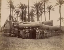 Mit Rahme (Statue Ramses), about 1870-1890. Creator: Gabriel Lekegian