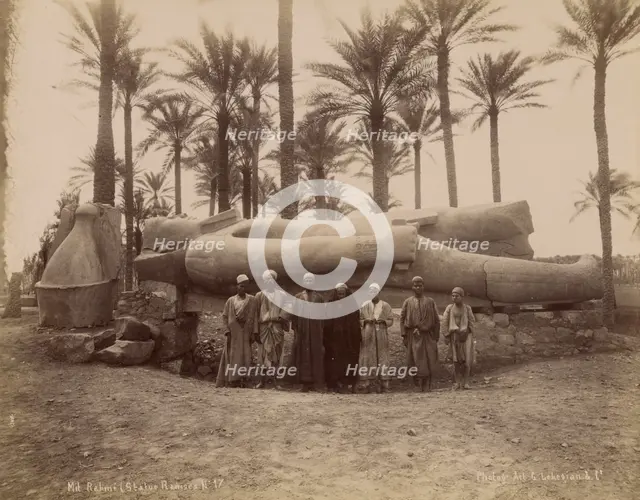 Mit Rahme (Statue Ramses), about 1870-1890. Creator: Gabriel Lekegian.