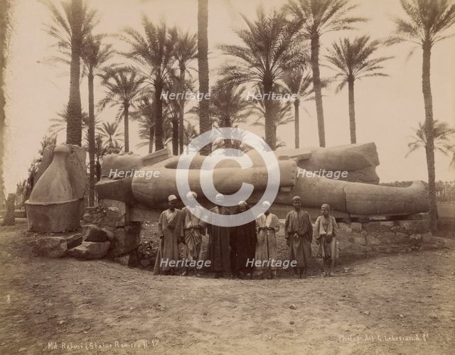 Mit Rahme (Statue Ramses), about 1870-1890. Creator: Gabriel Lekegian.