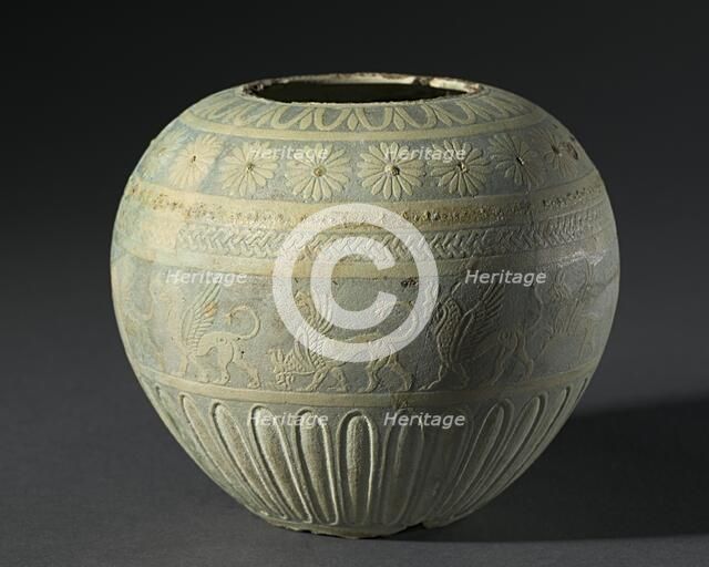 Mit Rahina Ware Vessel, 200-100 BC. Creator: Unknown.