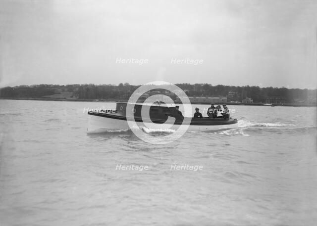 Mitcham 35ft steel motor launch. Creator: Kirk & Sons of Cowes.