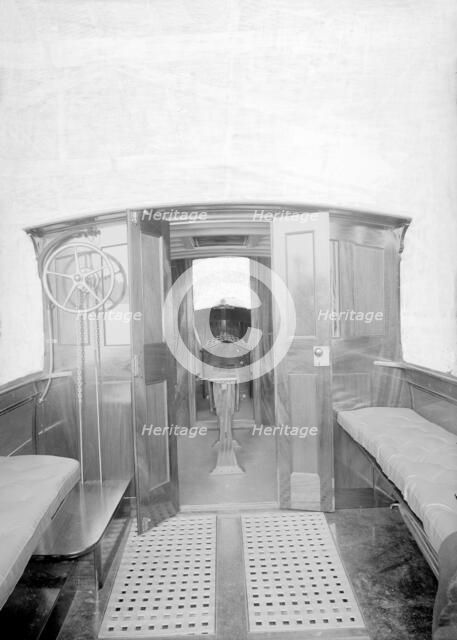 Mitcham cabin cruiser internal view, 1914. Creator: Kirk & Sons of Cowes.