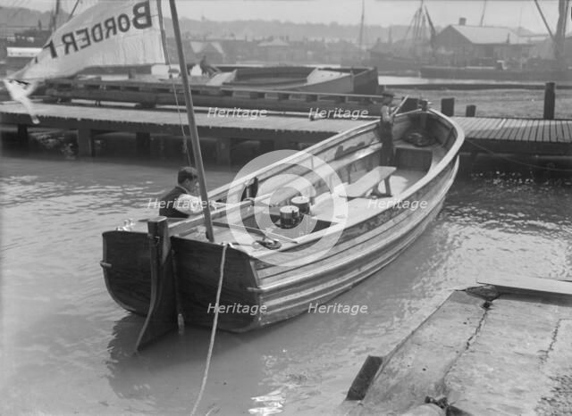 Mitcham launch, 1912. Creator: Kirk & Sons of Cowes.