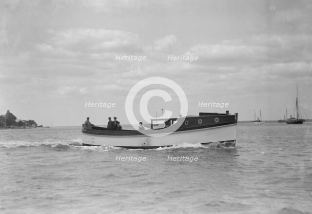 Mitcham motor launch, 1911. Creator: Kirk & Sons of Cowes.