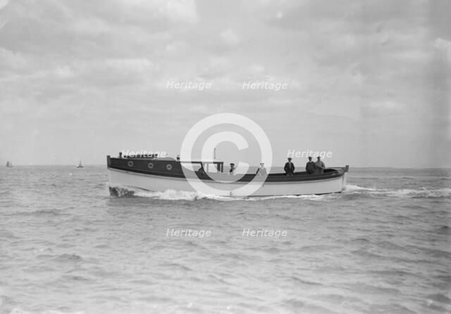 Mitcham motor launch, 1911. Creator: Kirk & Sons of Cowes.