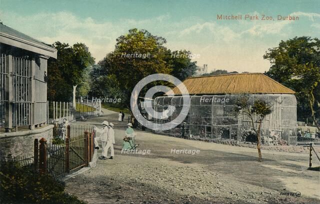 'Mitchell Park Zoo, Durban', c1915. Artist: Unknown.