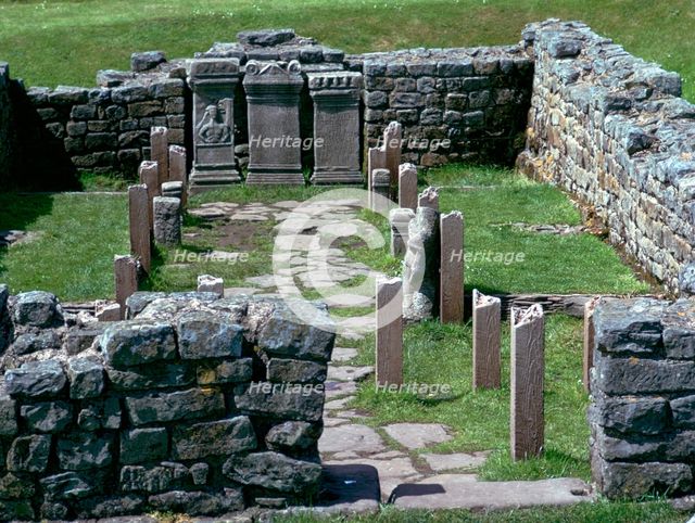 Mithra's Temple at Carrawburgh, 2nd century. Artist: Unknown