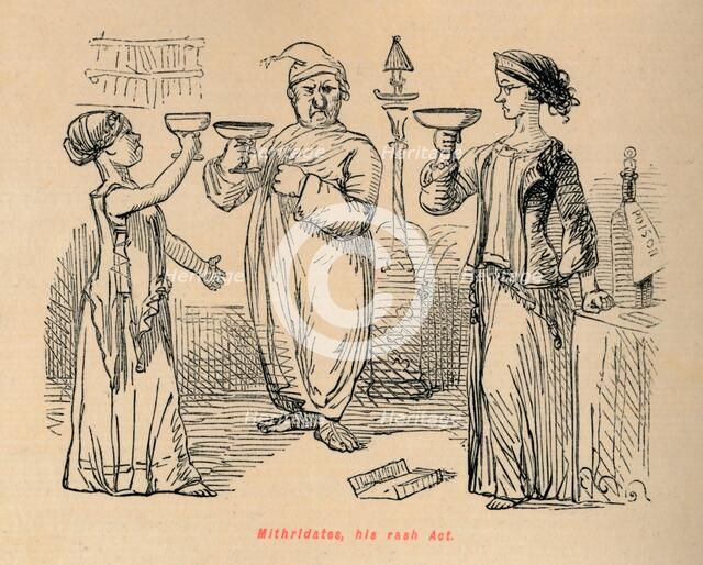'Mithridates, his rash Act', 1852. Artist: John Leech.