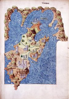 Mitilena (Lesbos), c1485. Creator: Cristoforo Buondelmonte
