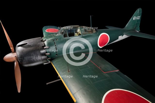 Mitsubishi A6M5 Reisen (Zero Fighter) Model 52 ZEKE, 1943. Creator: Nakajima Aircraft Company.