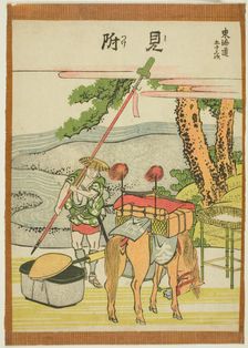 Mitsuke, from the series "Fifty-three Stations of the Tokaido (Tokaido gojusan tsugi)", Japan, c1806 Creator: Hokusai