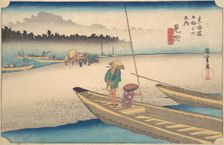 Mitsukei Tenryugawa, ca. 1834., ca. 1834. Creator: Ando Hiroshige