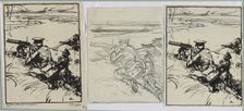 Mitrailleurs anglais, 1914. Creator: Auguste Louis Lepère (French, 1849-1918)