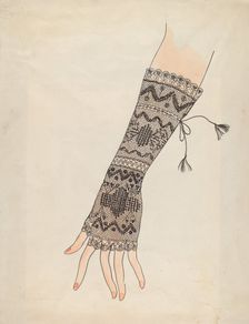 Mitt, 1935/1942. Creator: Lillian Causey
