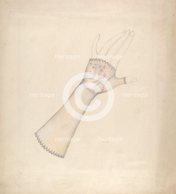 Mitt, c. 1938. Creator: Marie Alain.