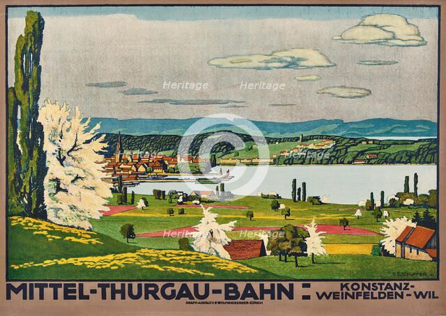Mittel-Thurgau-Bahn, 1912. Creator: Schlatter; Ernst Emil (1883-1954).