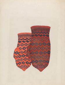 Mitten, c. 1936. Creator: Carl Keksi