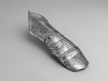 Mitten Gauntlet for the Left Hand, German or Austrian, ca. 1500. Creator: Unknown