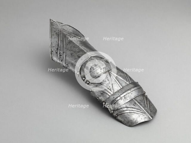 Mitten Gauntlet for the Left Hand, German or Austrian, ca. 1500. Creator: Unknown.