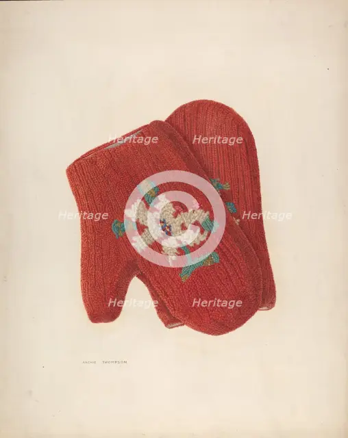 Mittens, 1935/1942. Creator: Archie Thompson.