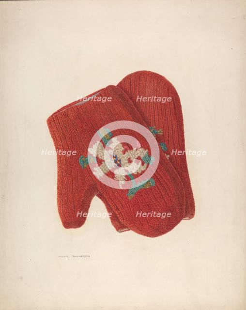 Mittens, 1935/1942. Creator: Archie Thompson.