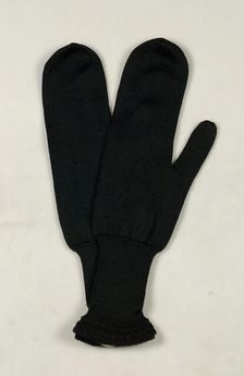 Mittens, American, 1870-75. Creator: Unknown