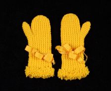 Mittens, American, 1880-89. Creator: Unknown
