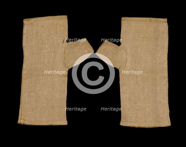 Mitts, American, second quarter 19th century. Creator: Unknown.