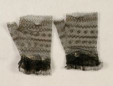 Mitts, American, third quarter 19th century. Creator: Unknown
