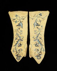 Mitts, British, first quarter 18th century. Creator: Unknown