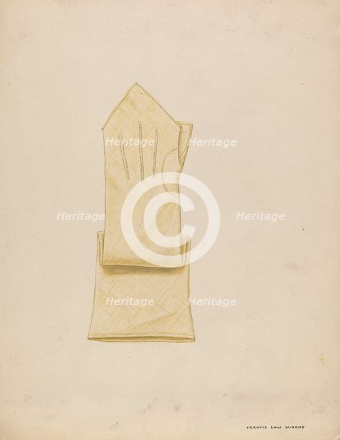 Mitts, c. 1937. Creator: Francis Law Durand.