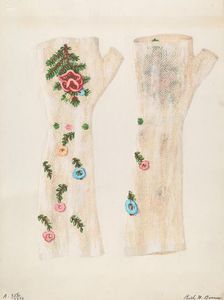 Mitts, c. 1937. Creator: Ruth M. Barnes