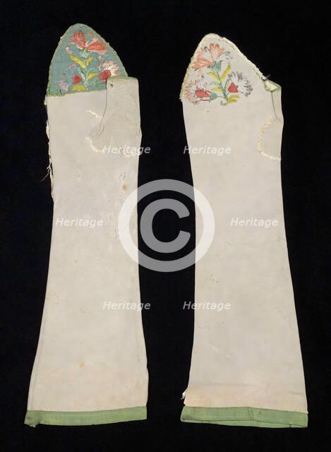 Mitts, Spanish, late 17th century. Creator: Unknown.