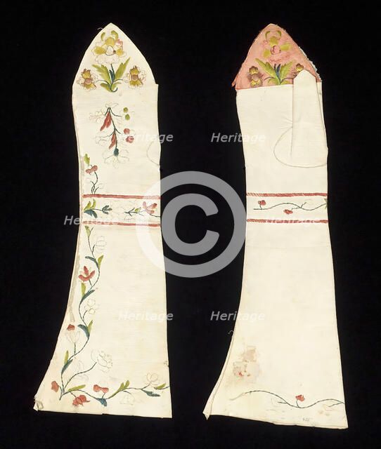Mitts, possibly British, fourth quarter 18th century. Creator: Unknown.