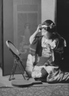 Miura, Tamaki, Madame, in costume, 1915 Nov. 5. Creator: Arnold Genthe